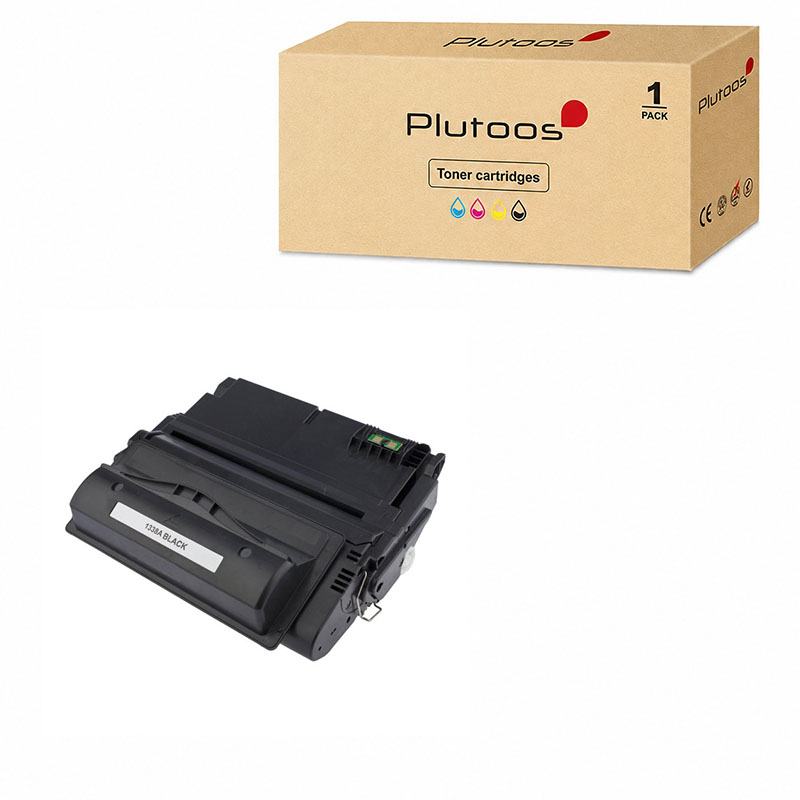 Plutoos 38A Toner Schwarz mit Chip – Kompatibel mit HP 38A, HP Q1338A, 12000 Seiten