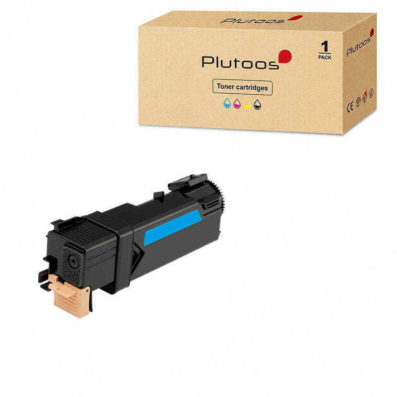 Plutoos 6125 Toner Cyan avec puce – Compatible avec Xerox 6125, Xerox 106R01331, 1000 pages