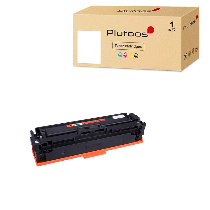 Plutoos 201X Toner Schwarz – Kompatibel mit HP 201X, HP CF400X, 2800 Seiten