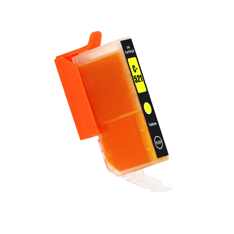 Plutoos CLI-521 Gelb Tintenpatrone – kompatibel mit Canon, 10.5 ml für PIXMA iP3600, iP4600, iP4700, iX6550, MP540, MP550, MP560, MP620, MP630, MP640