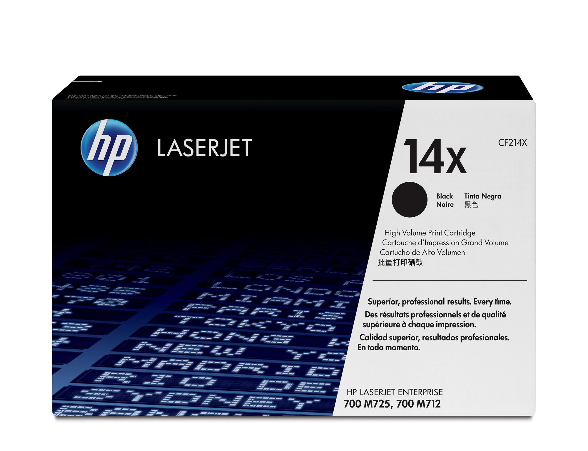 HP 14X Original Toner Schwarz