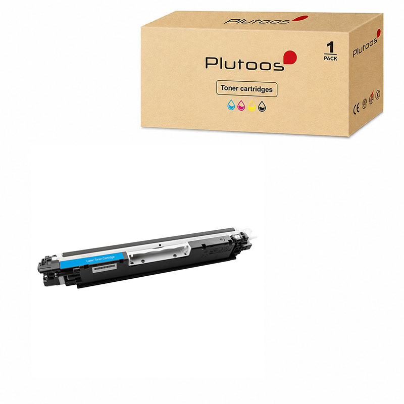 Plutoos 126A Toner Cyan – Kompatibel mit HP 126A, HP CE311A, 1000 Seiten