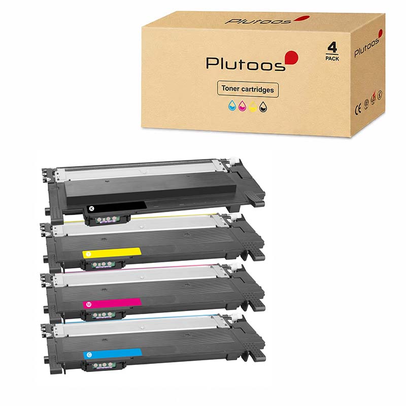 Plutoos CLT-404 Multipack – Kompatibel mit Samsung CLT404 Samsung CLT-K404S CLT-C404S CLT-M404S CLT-Y404S 4er-Set BCMY 4500 Seiten gesamt