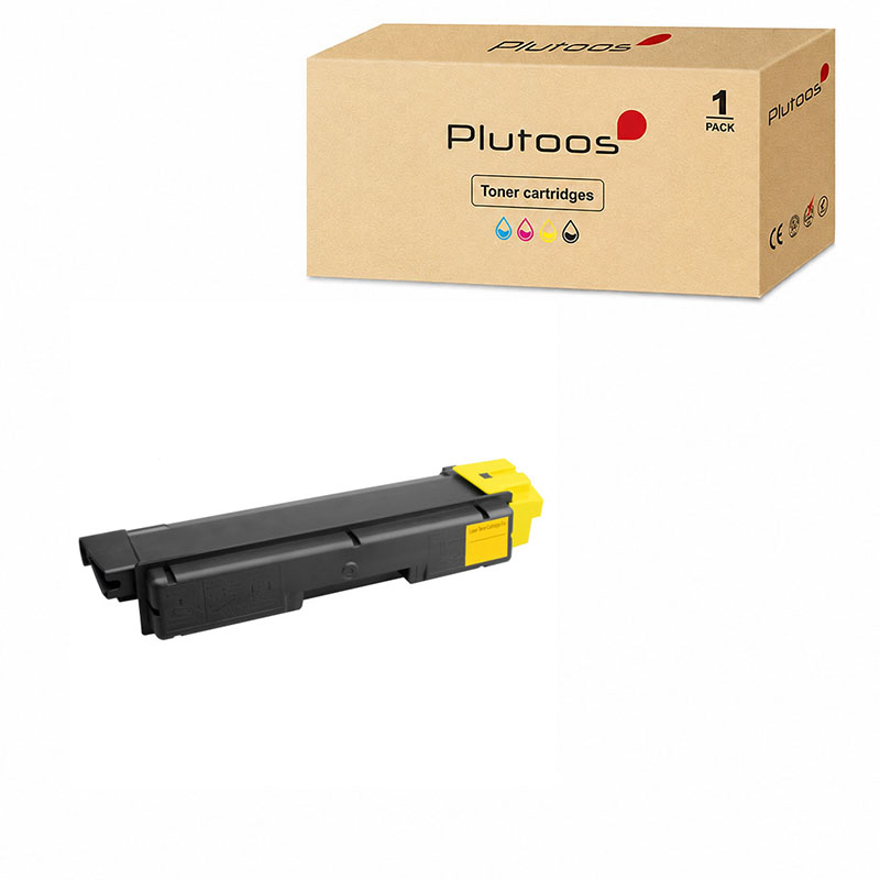 Plutoos TK-550 Toner Yellow with Chip – Compatible with Kyocera TK-550, 6000 pages