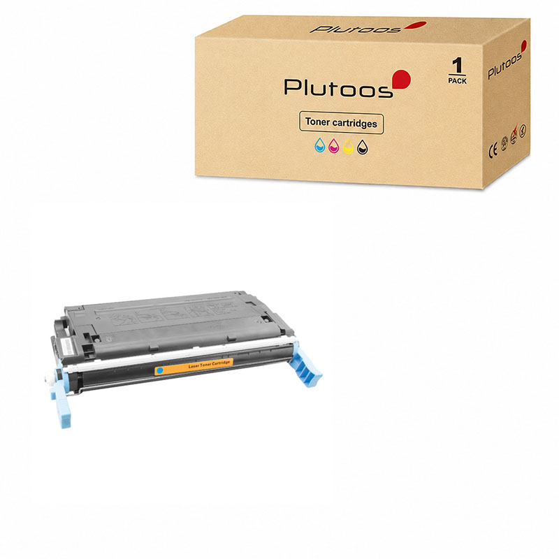 Plutoos 645A Toner Cyan mit Chip – Kompatibel mit HP 645A, HP C9731A, 12000 Seiten