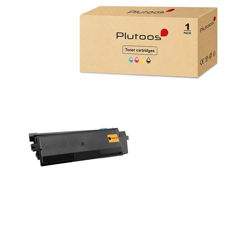 Plutoos TK-580 Toner Black with Chip – Compatible with Kyocera TK-580, 3500 pages