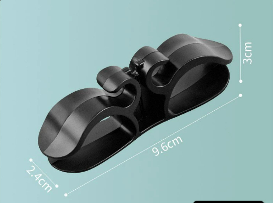 Plutoos Schwarzer selbstklebender Kabelhalter für Elektronik