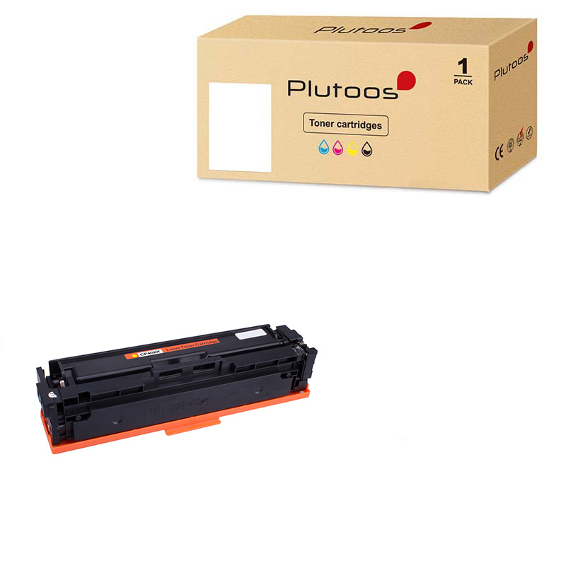 Plutoos 201X Yellow Toner – Compatible with HP 201X, HP CF402X, 2300 Pages
