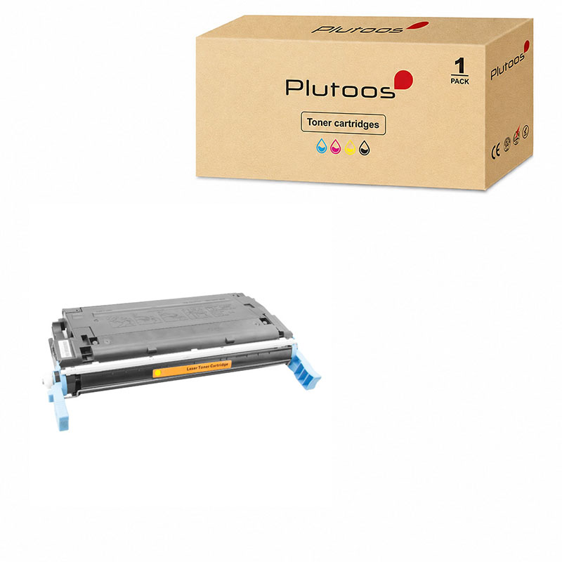 Plutoos 645A Toner Gelb mit Chip – Kompatibel mit HP 645A, HP C9732A, 12000 Seiten