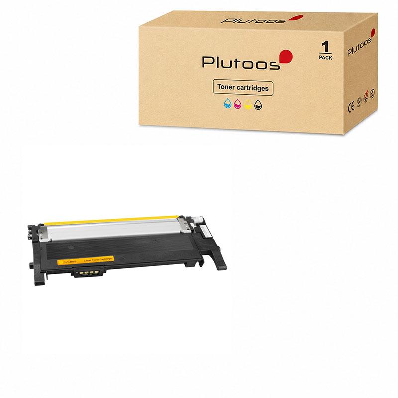 Plutoos CLT-406 Toner Yellow – Compatible with Samsung CLT-406, Samsung CLT-406S, 1000 pages
