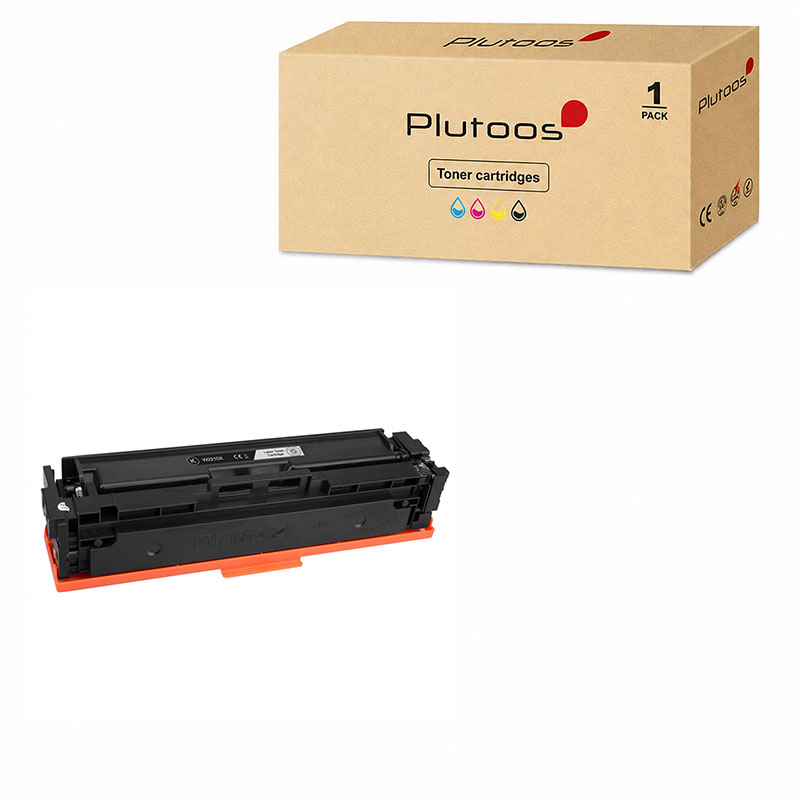 Plutoos 207X W2210X Toner Schwarz mit Chip – Kompatibel mit HP M255dw M255nw M283fdn M283fdw, ca. 3’150 Seiten