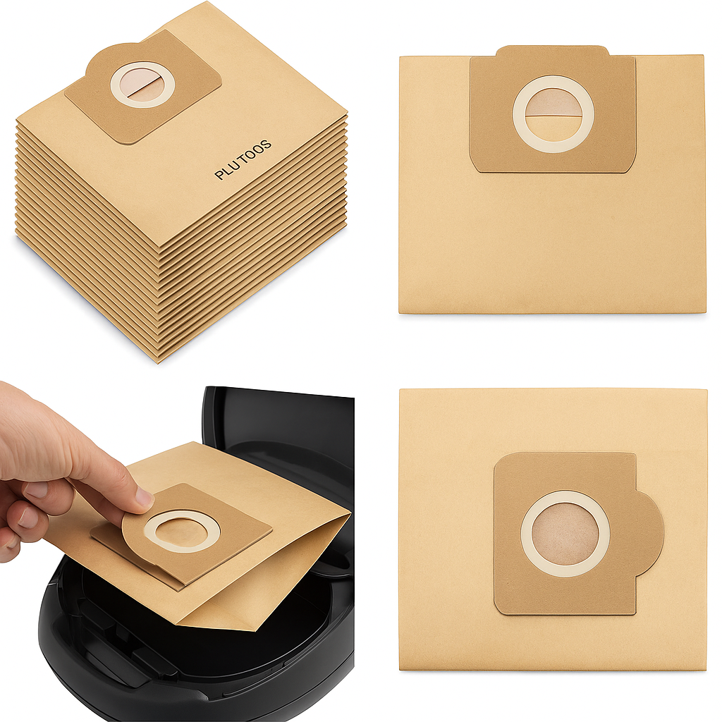 MisterVac 10 Sacchetti Per Aspirapolvere Compatibili Kärcher A 2254 Me – Carta Multistrato, Per Polveri L/M
