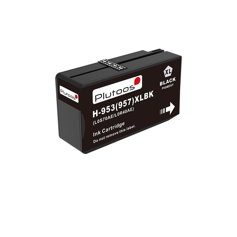 Plutoos 953XL Schwarz Tintenpatrone mit Chip Kompatibel mit HP 953 76 ml für OfficeJet Pro 8710 8720 7740
