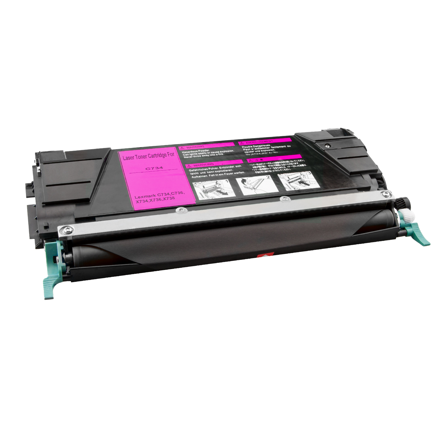 Lexmark C734 Toner XXL kompatibel, Magenta