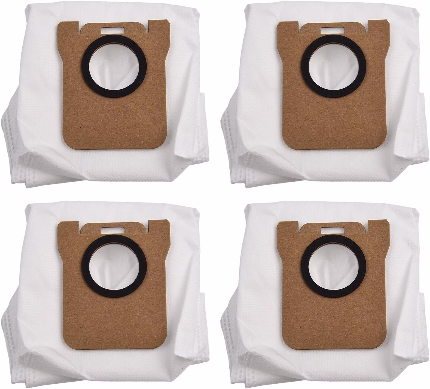 Plutoos 4 × Staubsaugerbeutel für Xiaomi / Dreame X10+ X20+ L10s Ultra L20 Ultra Absaugstation – 5-lagiges Vlies