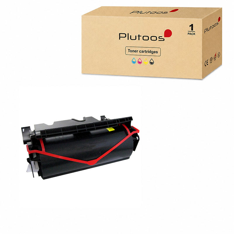 Plutoos T630 Toner Noir – Compatible avec Lexmark T630, Lexmark 12A7462, 21000 pages