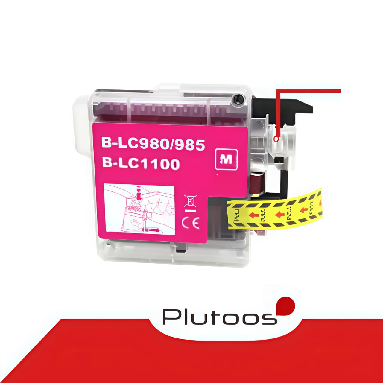 Plutoos LC-1100 Magenta Druckerpatronen kompatibel zu Brother LC1100