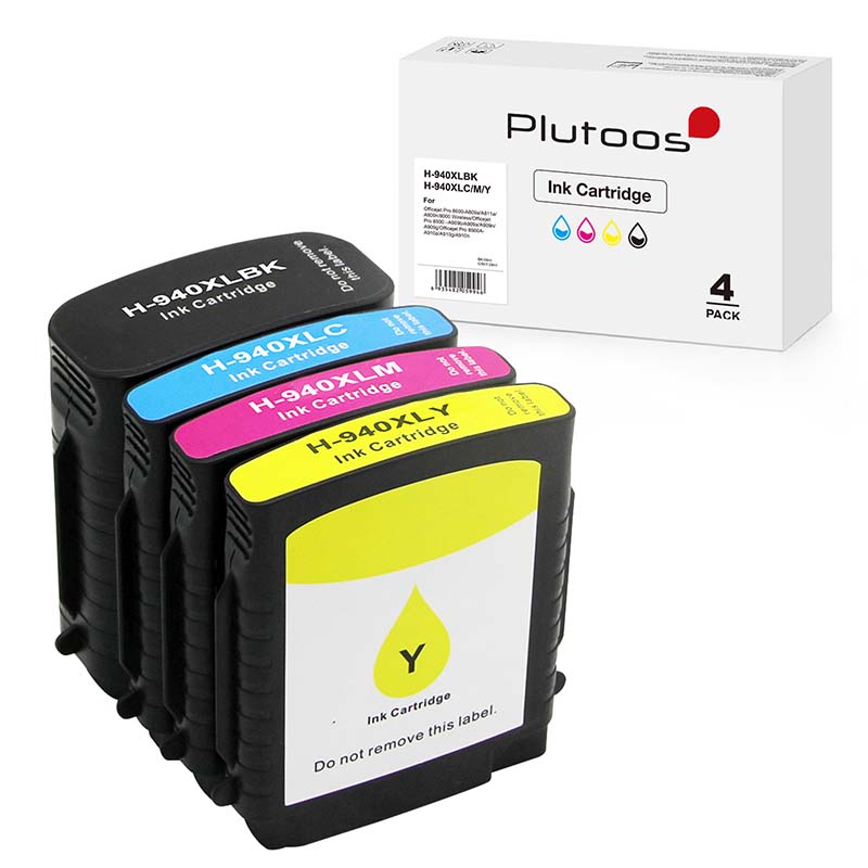 HP 940XL cartridges XXL compatible, set of 4 colours
