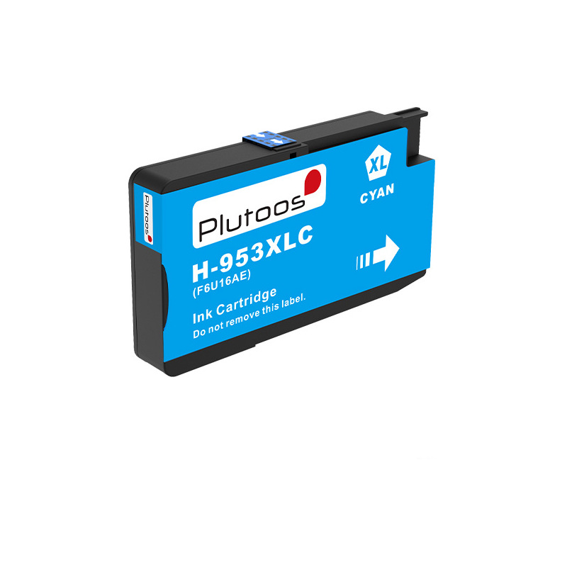 Plutoos 953XL Cyan Tintenpatrone mit Chip Kompatibel mit HP 953 27.5 ml für OfficeJet Pro 8710 8720 7740
