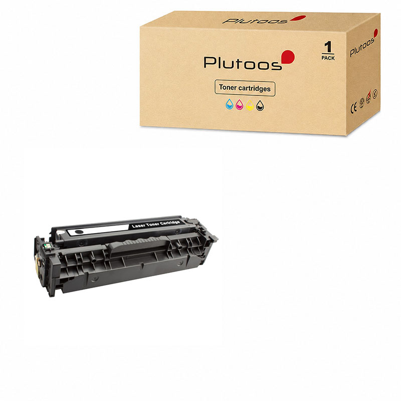 Plutoos 304A Toner Black with Chip – Compatible with HP 304A, HP CC530A, 3500 pages