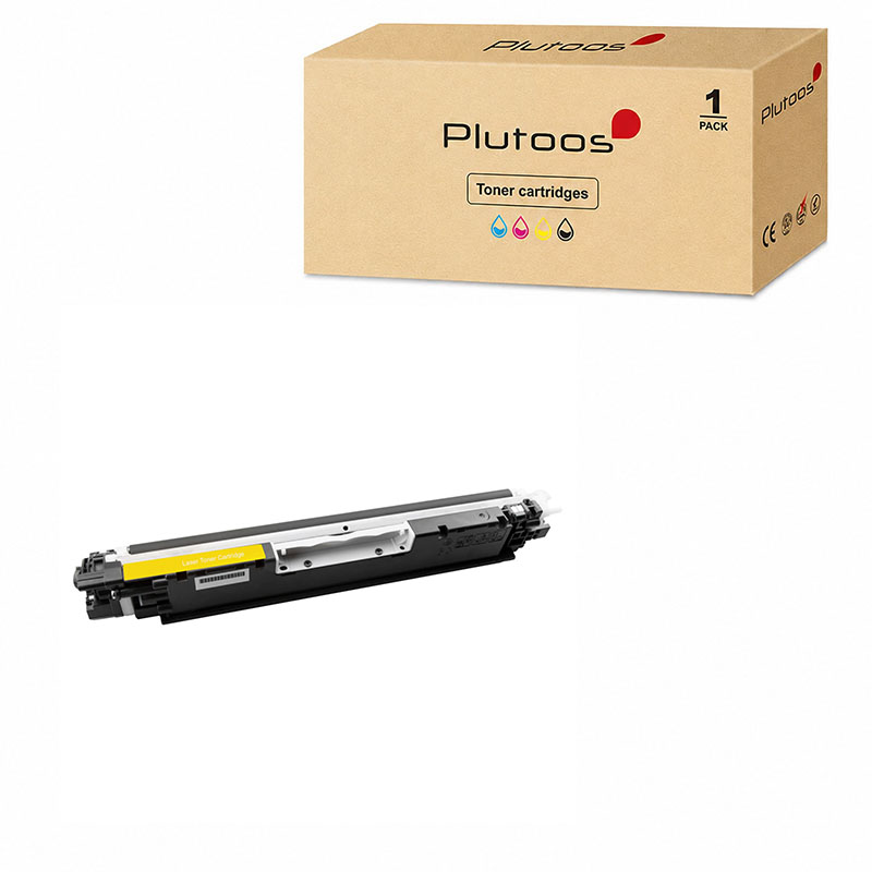 Plutoos 126A Toner Gelb – Kompatibel mit HP 126A, HP CE312A, 1000 Seiten