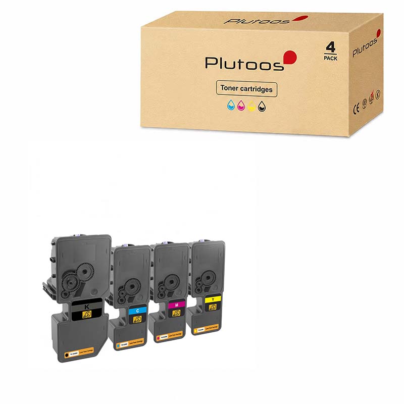 Plutoos TK-5240 Multipack – Kompatibel mit Kyocera TK5240 Kyocera TK-5240K TK-5240C TK-5240M TK-5240Y 4er-Set BCMY 13000 Seiten gesamt