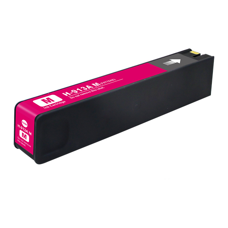 Plutoos 913A Magenta Tintenpatrone – kompatibel mit HP, 55 ml für PageWide 352dw, MFP 377dw, PageWide Pro 452dn, 452dw, 477dn, 477dw, ~3.000 Seiten