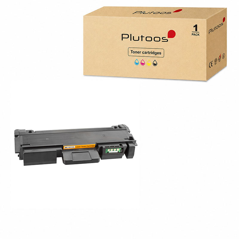 Plutoos MLT-D116 Toner Schwarz mit Chip – Kompatibel mit Samsung MLT-D116, Samsung MLT-D116L, 3000 Seiten