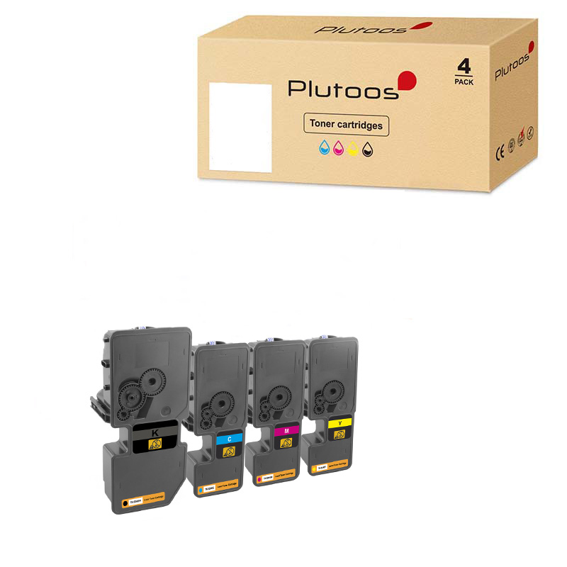 Plutoos TK-5240 Multipack – Kompatibel mit Kyocera TK-5240, Kyocera TK-5240K TK-5240C TK-5240M TK-5240Y, 4er-Set BCMY, 13000 Seiten gesamt