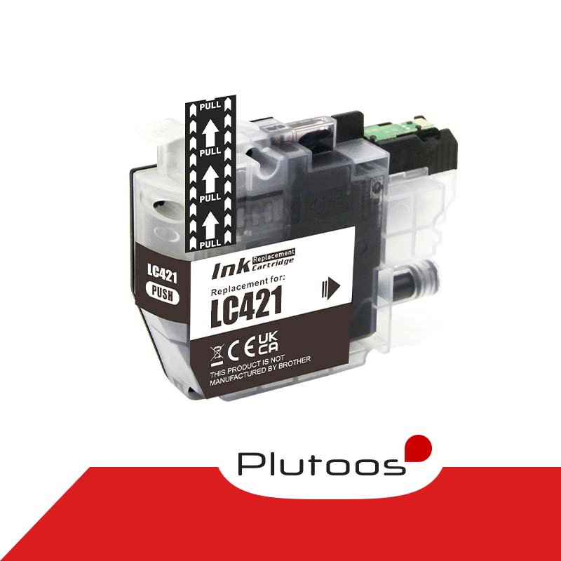 Plutoos LC-421 Cartucce per stampanti nere compatibili con Brother LC421