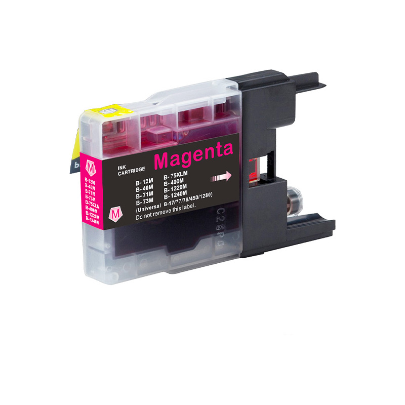 Plutoos LC-1240 Magenta Tintenpatrone – kompatibel mit Brother, 12 ml für DCP-J525W, DCP-J725DW, DCP-J925DW, MFC-J280W, MFC-J430W, ~600 Seiten