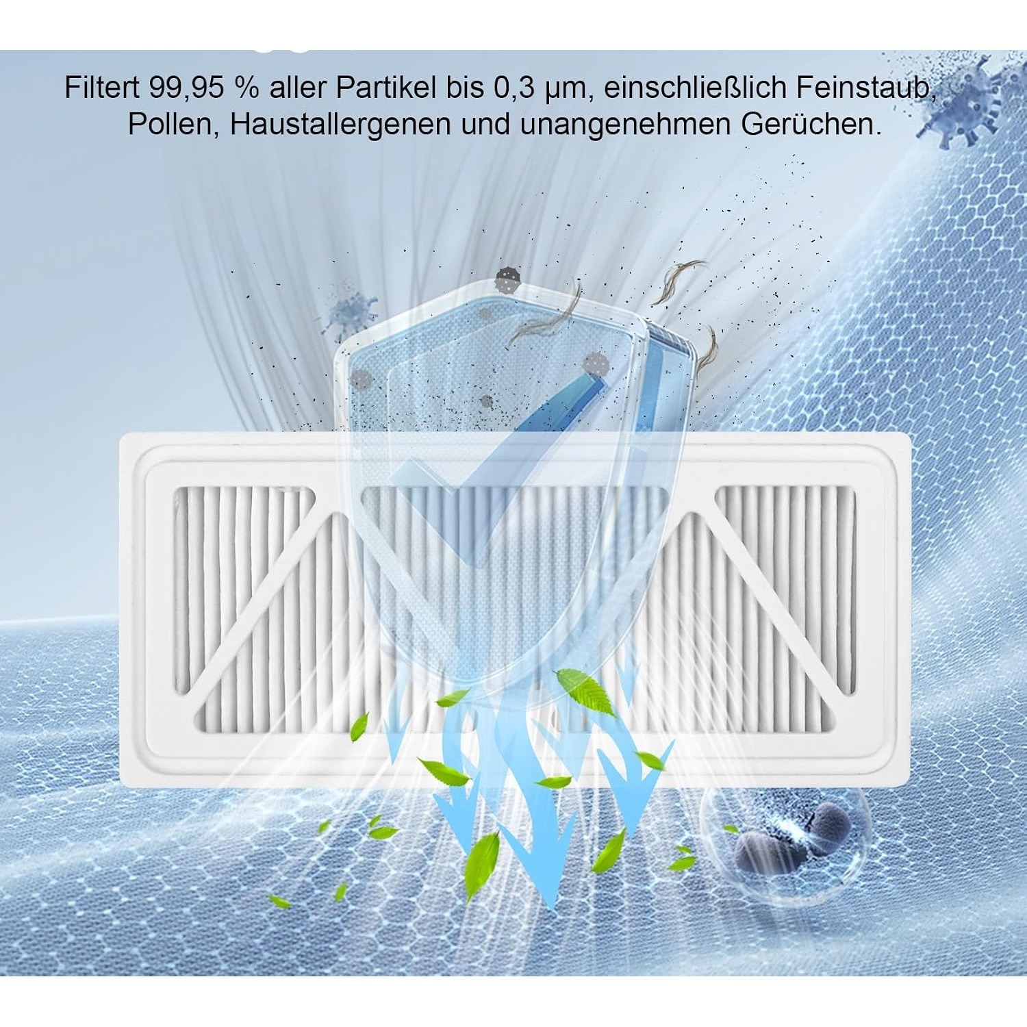 Plutoos HEPA-Filter für DJI Romo A, Romo P & Romo S – waschbar, 2 Stück