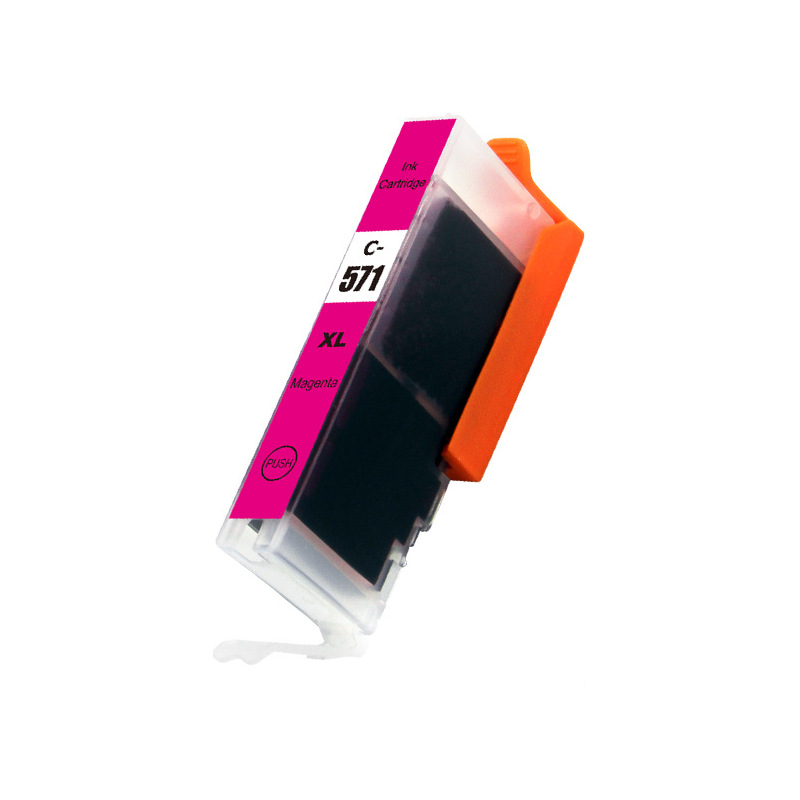 Plutoos CLI-571XL Magenta Tintenpatrone – kompatibel mit Canon, 12 ml für PIXMA TS5050, TS5051, TS5053, TS5055, TS6050, TS6051, TS6052, TS8050, TS8051
