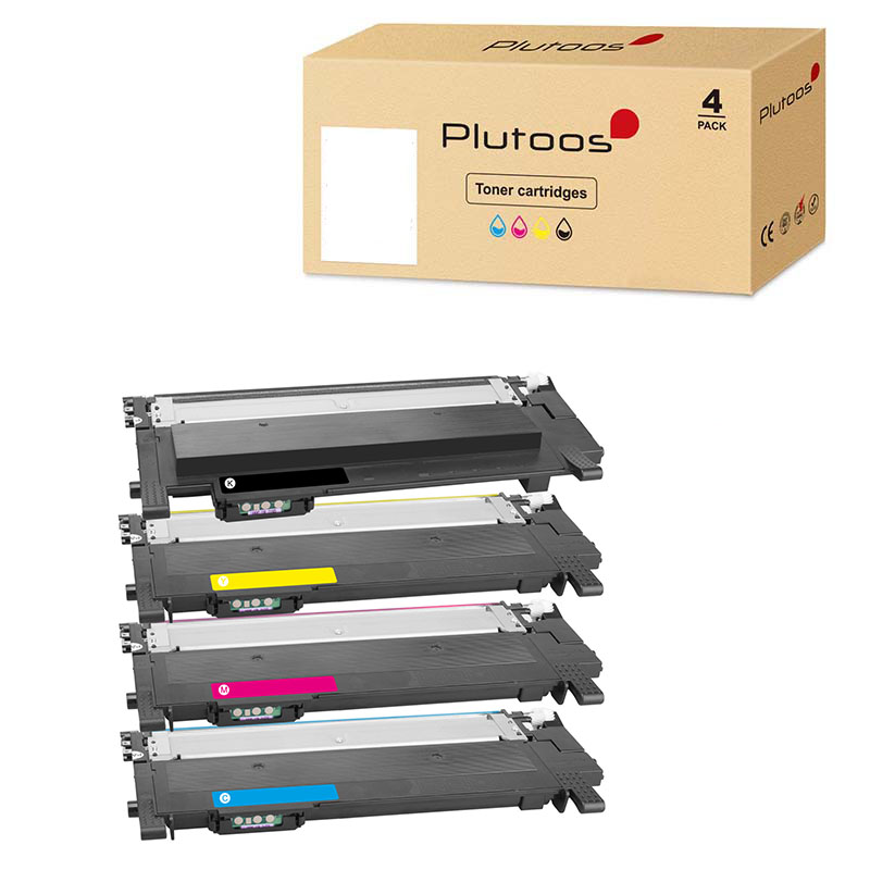 Plutoos CLT-404 Multipack – Kompatibel mit Samsung CLT-404, Samsung CLT-K404S CLT-C404S CLT-M404S CLT-Y404S, 4er-Set BCMY, 4500 Seiten gesamt