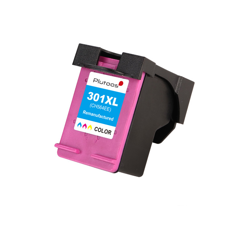 Plutoos 301XL Tri-Color Tintenpatrone mit Chip Kompatibel mit HP 301 18 ml für DeskJet 2540 Envy 4500 OfficeJet 2620