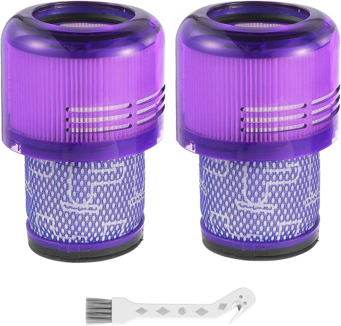 Plutoos 2 × HEPA Filters for Dyson V11 V15 SV14 SV17 SV22 – washable & reusable