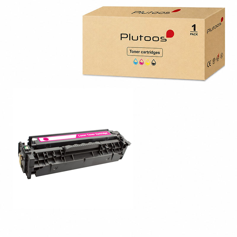 Plutoos 305A CE413A Toner Magenta with Chip – Compatible with HP M351 M375nw M451 M475 M451dn, ca. 2’600 pages
