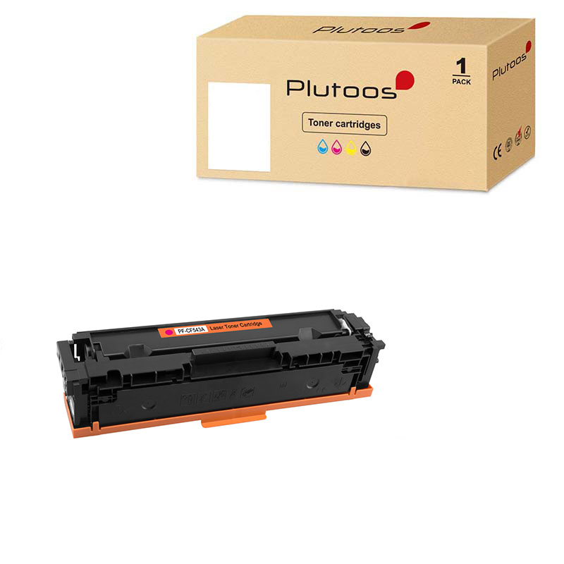 Plutoos 203A Magenta Toner – Compatible with HP 203A, HP CF543A, 1,300 Pages