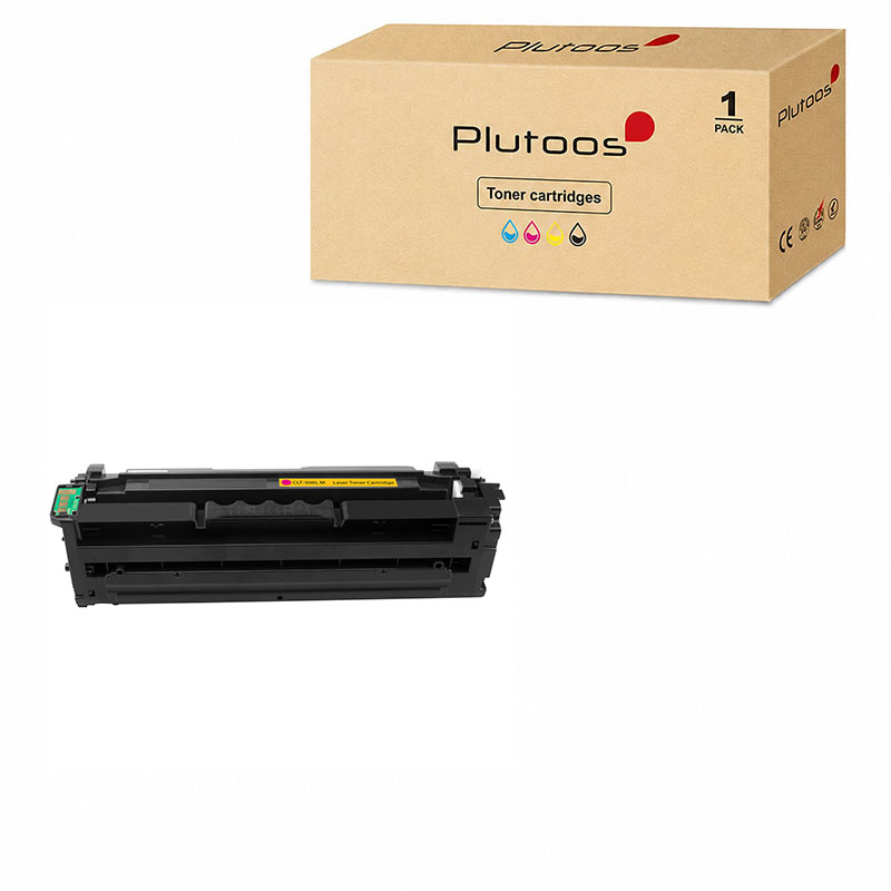 Plutoos CLT-506 Toner Magenta mit Chip – Kompatibel mit Samsung CLT-506, Samsung CLT-M506L, 3500 Seiten