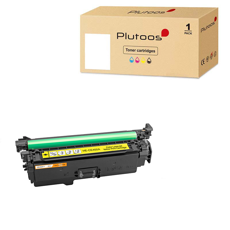 Plutoos 507 Toner Gelb – Kompatibel mit HP 507, HP CE402A, 6000 Seiten