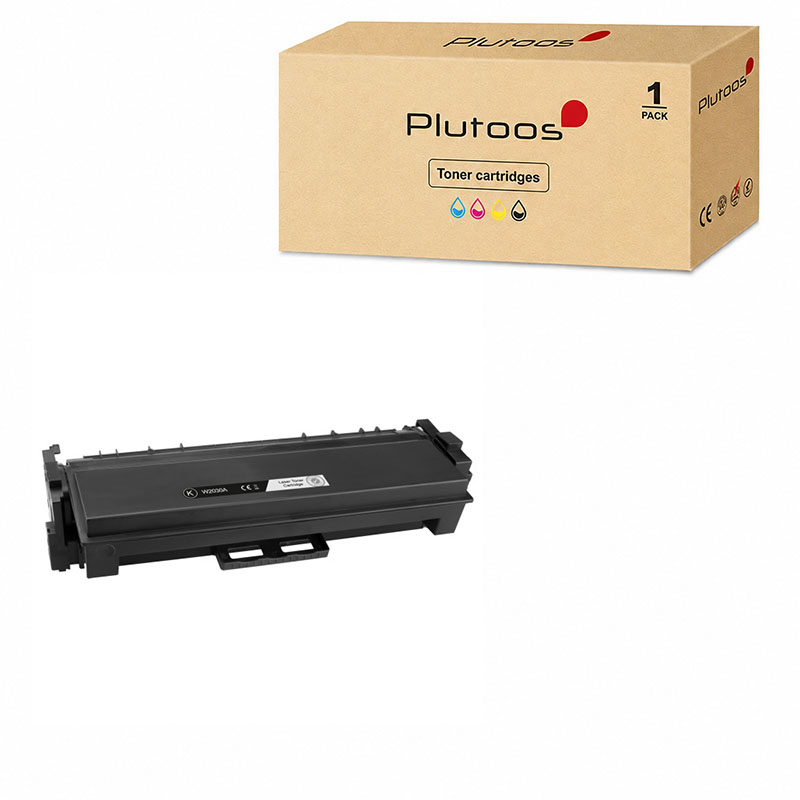 Plutoos 415A W2030A Toner Schwarz mit Chip – Kompatibel mit HP M454dw M454dn M479fdw M479dw, ca. 2’400 Seiten