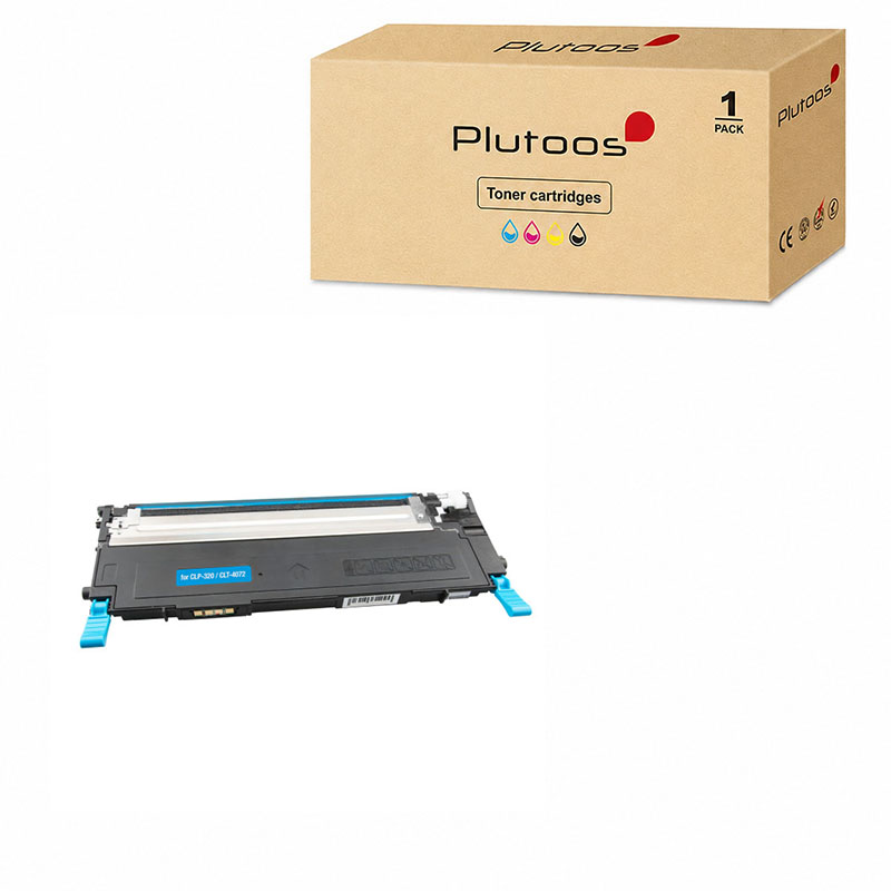 Plutoos CLT-4072 Toner Cyan – Compatibile con Samsung CLT-4072, Samsung CLP-320, 1000 pagine