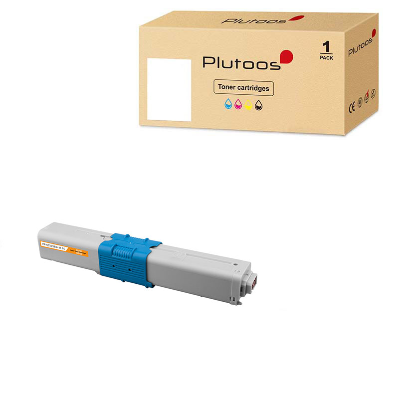 Plutoos C332 Magenta Toner – Compatible with Oki C332, Oki 46508710, 3000 Pages