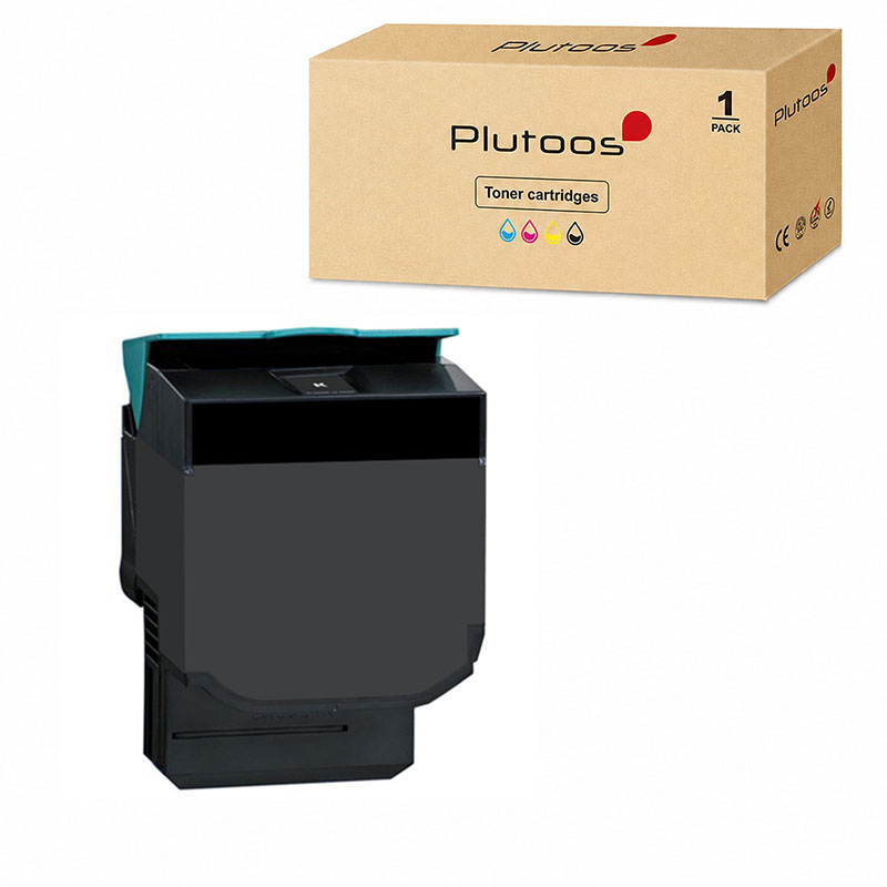 Plutoos CS310 Toner Noir avec puce – Compatible avec Lexmark CS310, Lexmark 70C20K0, 4000 pages