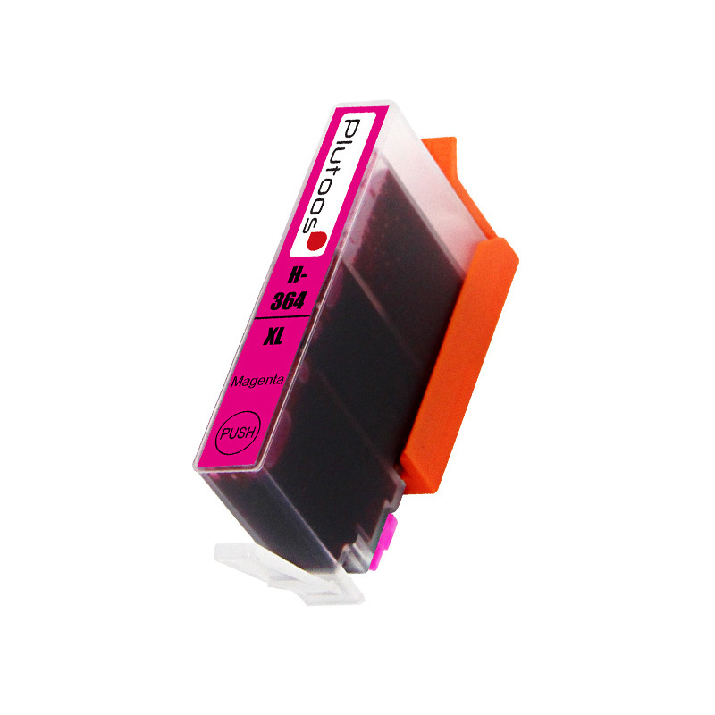 Plutoos 364XL Magenta Tintenpatrone mit Chip Kompatibel mit HP 364 15 ml für Photosmart 5510 5520 7520