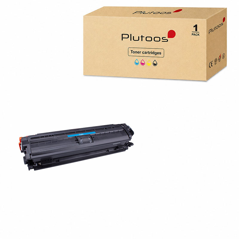 Plutoos 651A CE341A Toner Cyan with Chip – Compatible with HP M775dn M775f M775z, ca. 16’000 pages