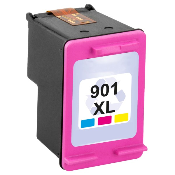 HP 901 XL Patrone XXL kompatibel, Color (CB 338 EE)