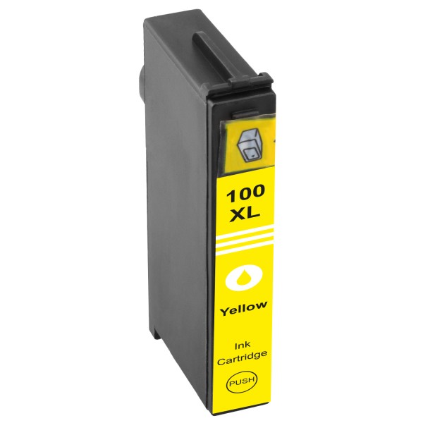 Lexmark 100XL Patrone XXL kompatibel, Yellow (14N1071E)
