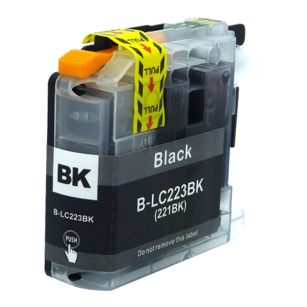 Brother LC-223BK XL Patrone kompatibel, Black